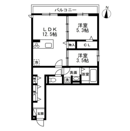 (仮)浦和区元町1丁目PJ 新築共同住宅の間取り