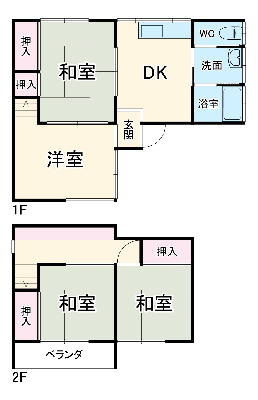 毛呂山町若山一丁目戸建の間取り