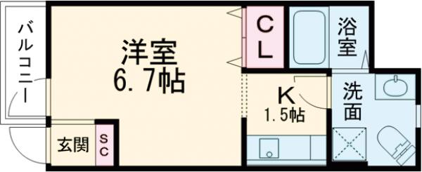 FUJISTA北池袋 の間取り