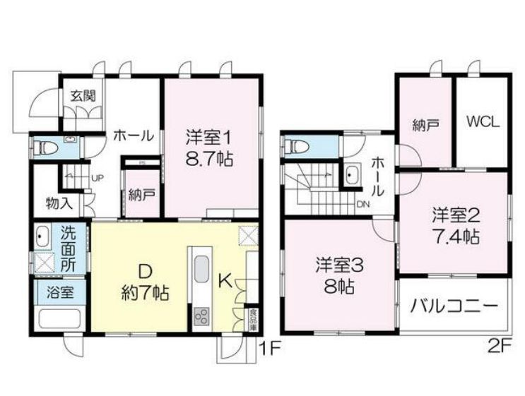 知立市牛田町戸建の間取り