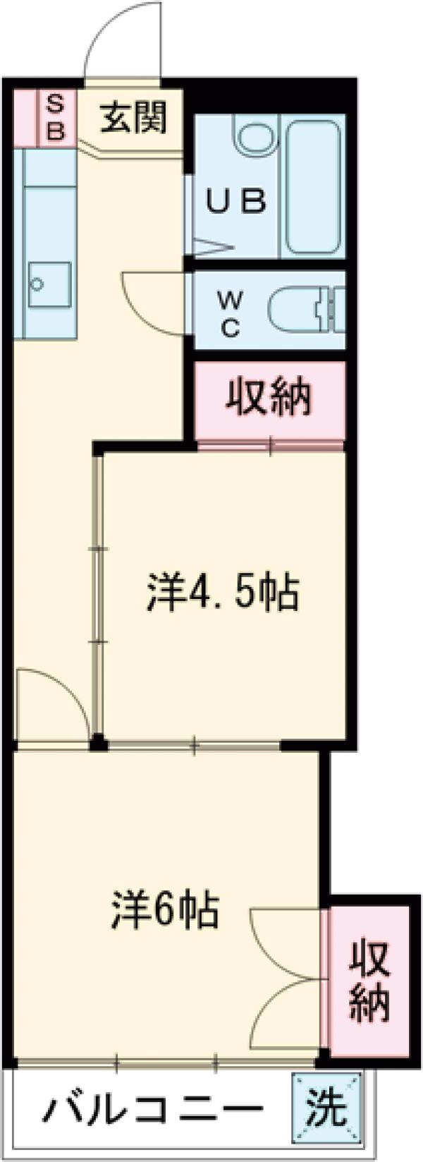 エクセルマンションの間取り
