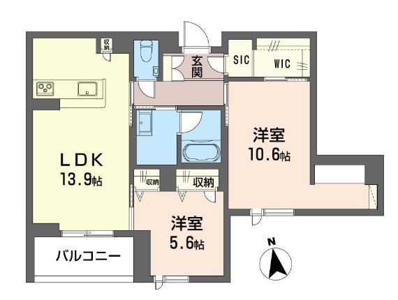 エーゲリアの間取り