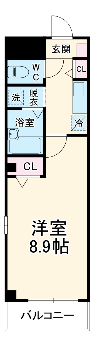 ヴィラすみれの間取り