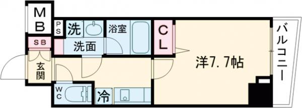 メインステージ板橋本町駅前Ⅱの間取り