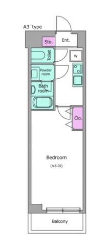 カージェ文京千石の間取り