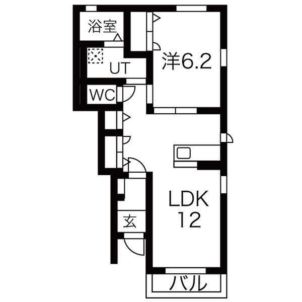 ソレアードKの間取り