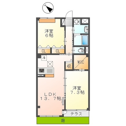 green maison(グリーンメゾン)の間取り