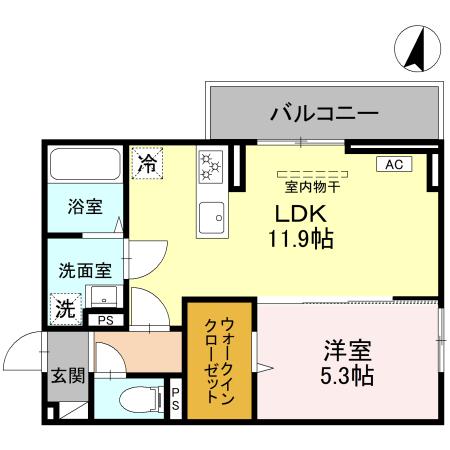 SOPHIA Ⅱ Bの間取り