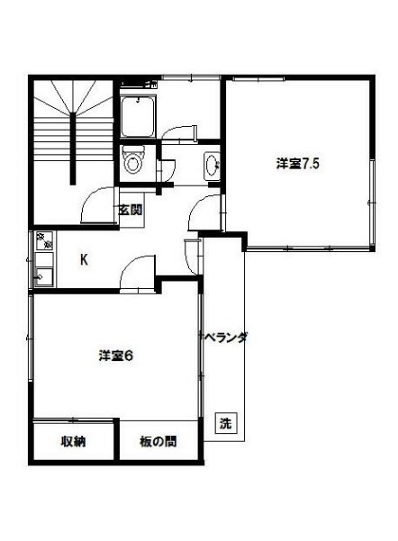 新東ハイツの間取り