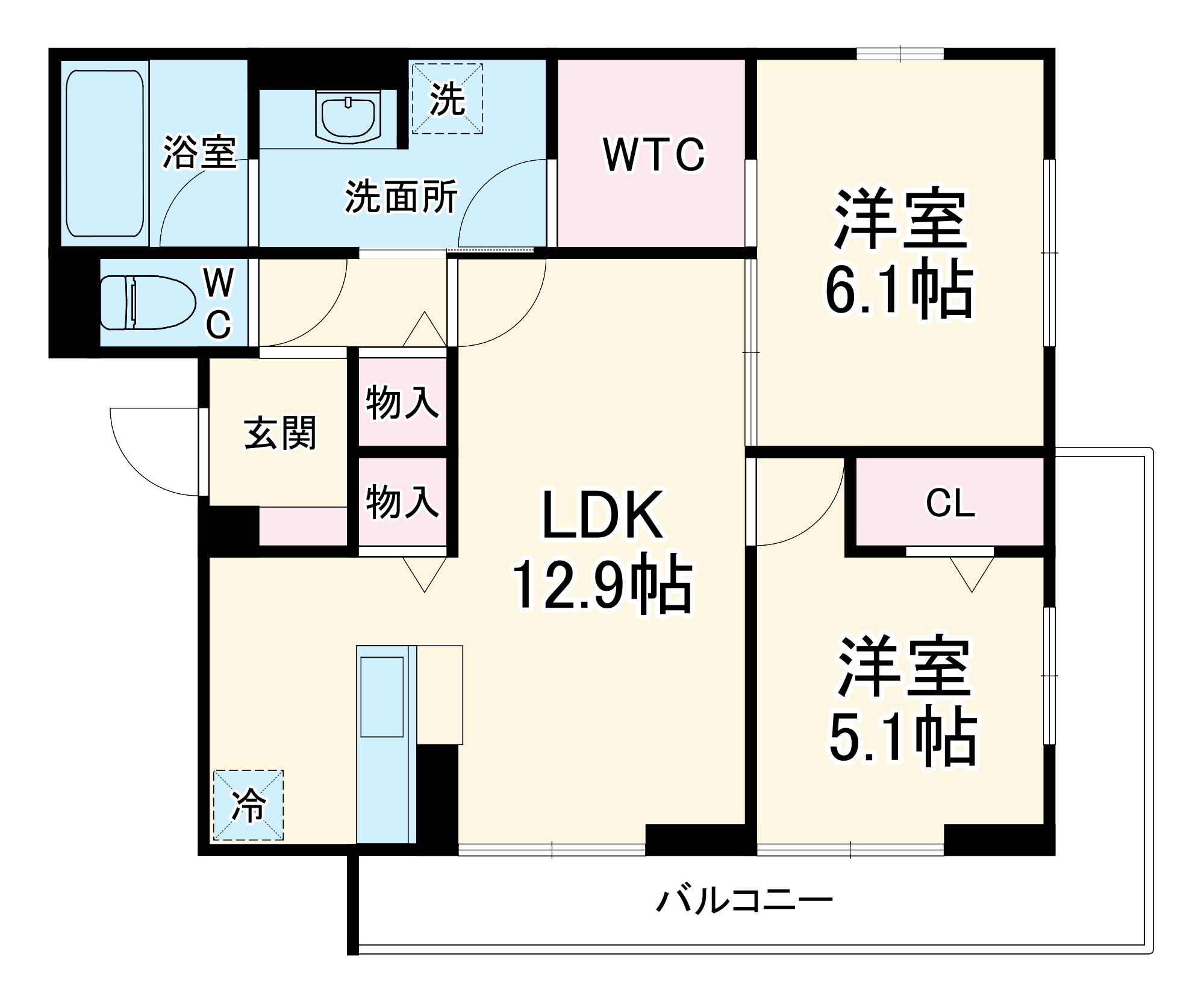 ヴェルデの間取り