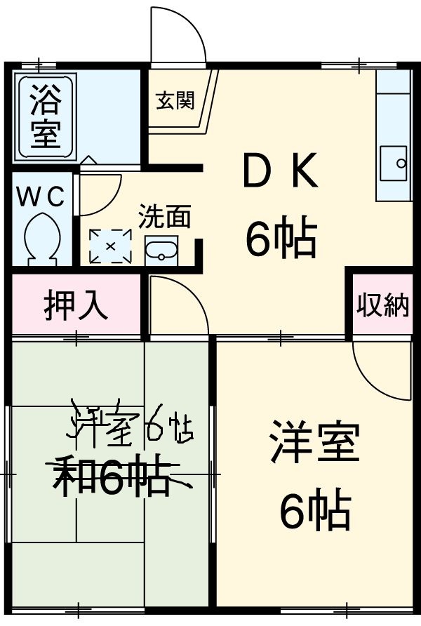 メゾンシーロードの間取り