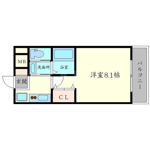 サンロード石橋の間取り