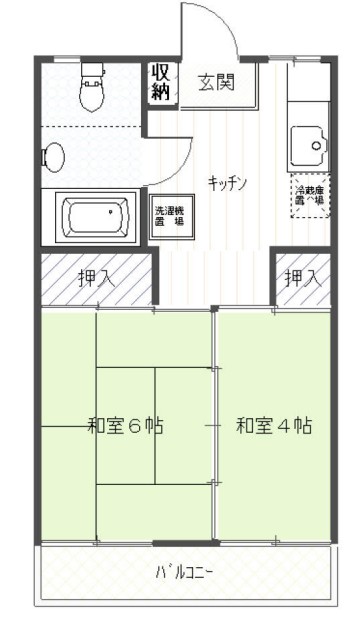 瀧沢マンションの間取り