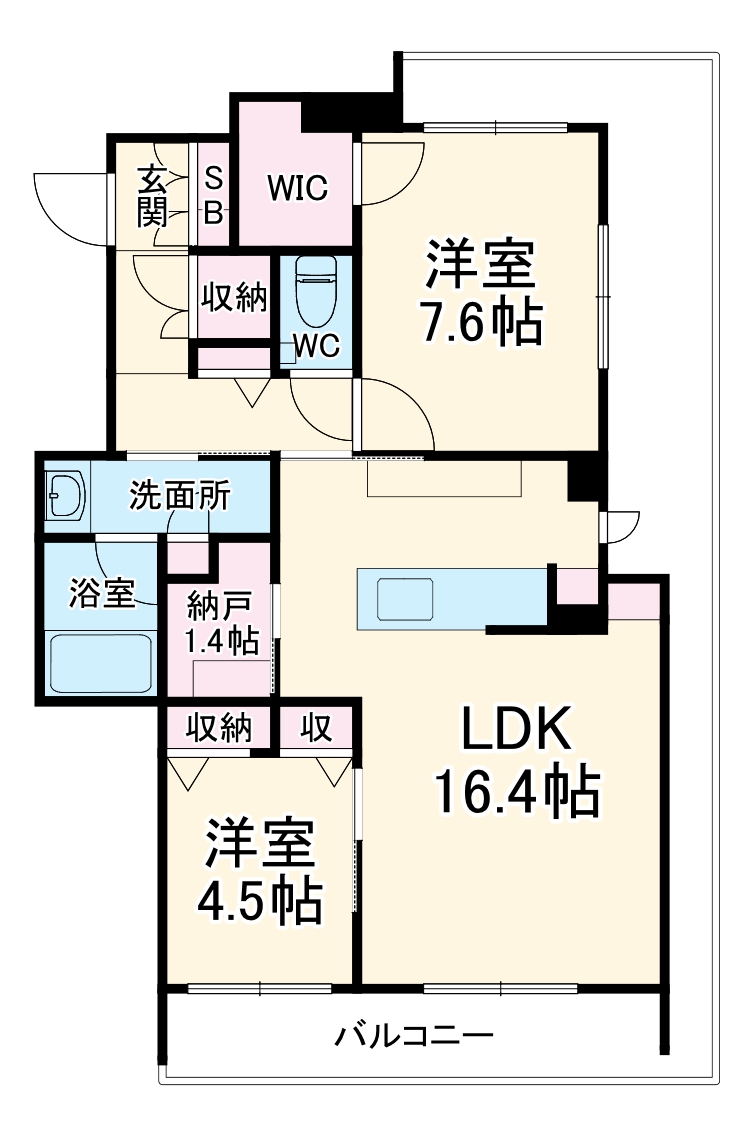 シエル モンティの間取り