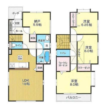田名R貸家の間取り