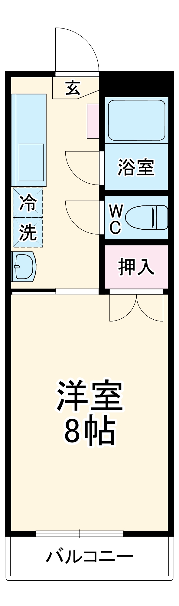 ミッキーハイツの間取り