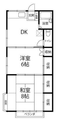 ドリームやどろぎハイツAの間取り