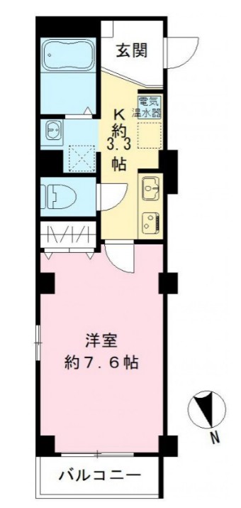 ゴールド中村橋の間取り