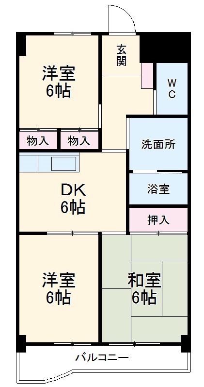 エスポワール長久手の間取り