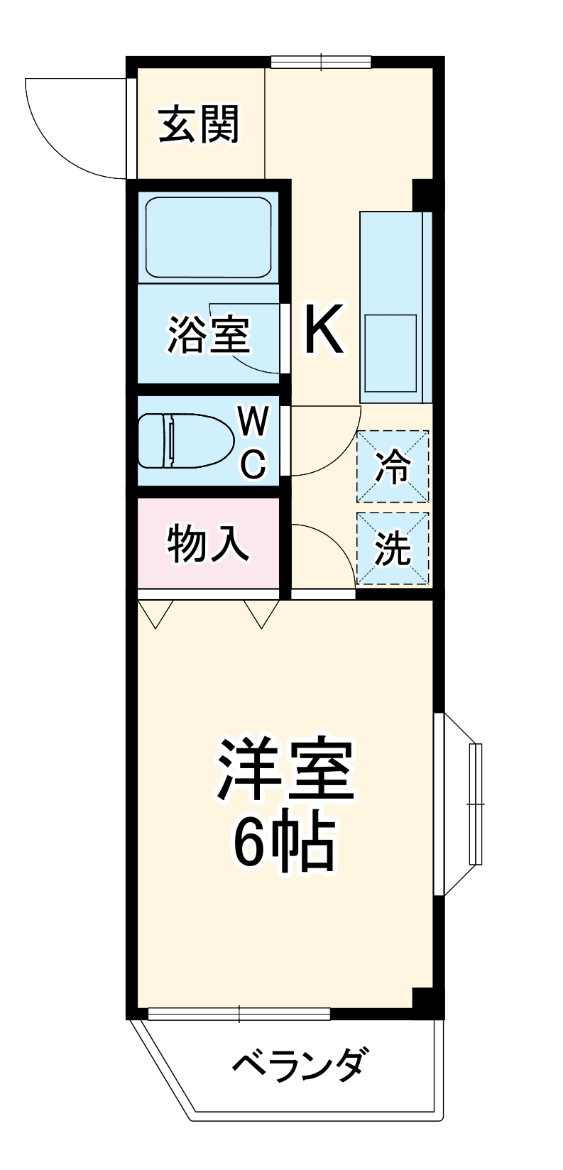 トラッドワカシマⅡの間取り