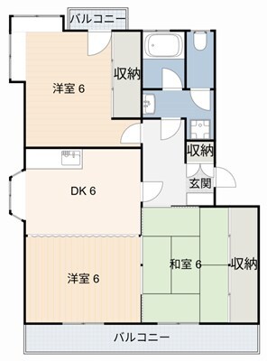 アーバンハイム鍋田の間取り