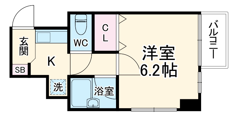 ベラジオ四条堀川の間取り