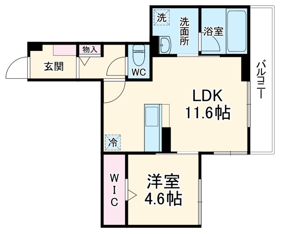 D Paina Odoribaの間取り