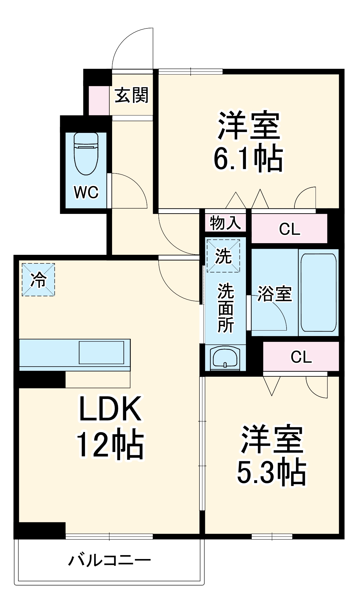 ホープ21 Ⅱの間取り