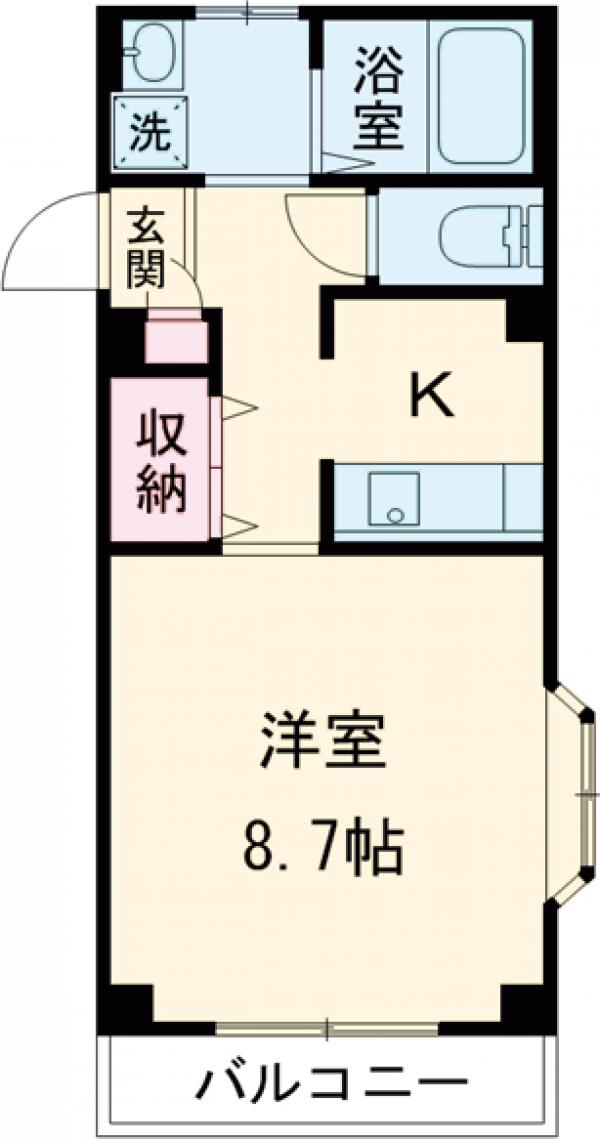 サンピラード一之江の間取り