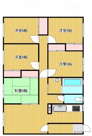 松英ハイツの間取り