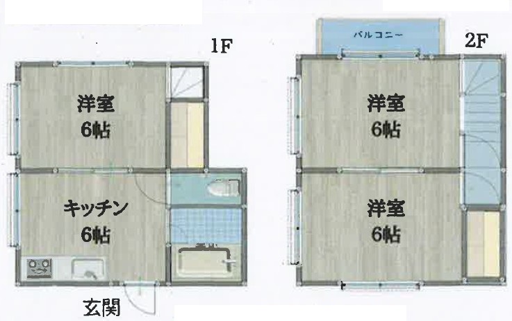 しっぽと陽だまりの家 L棟の間取り