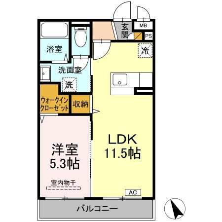 (仮称)平成マンション小美玉の間取り