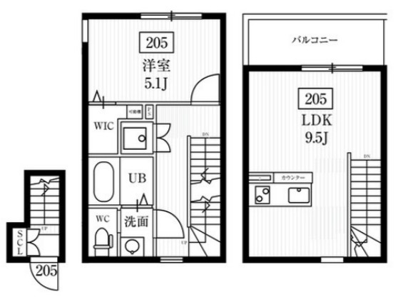 ミハス幡ヶ谷の間取り