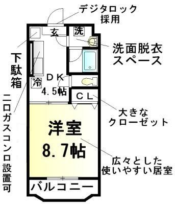 アースウェイドの間取り
