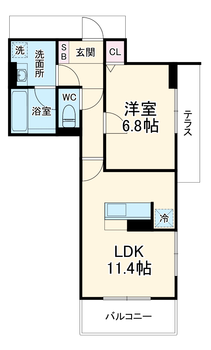 ホワイト・ローズの間取り