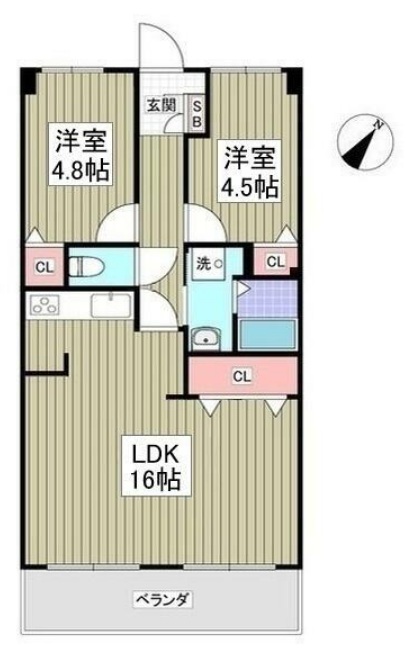 ヒルトップ港南台の間取り