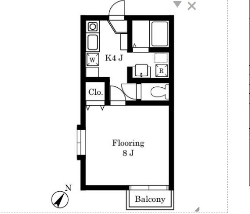 アネックス下高井A・Bの間取り