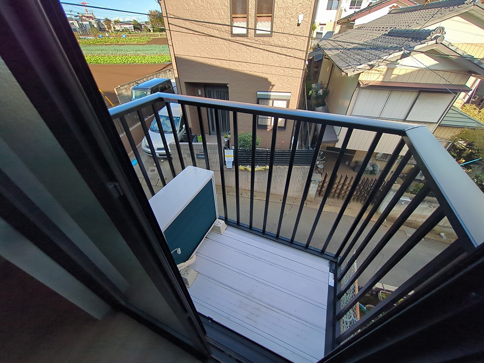 12/30 バルコニー