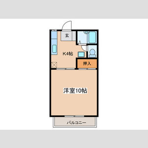 シャンコーポモリヤの間取り