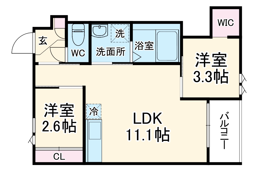 REGALEST KB 土呂駅前の間取り