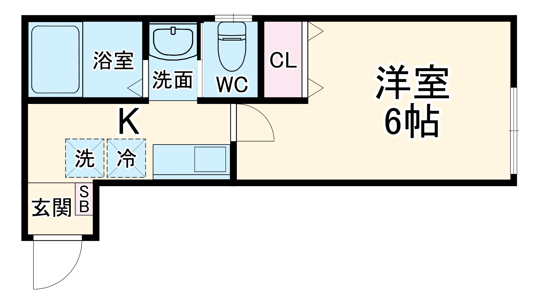 La Luce西新井宿の間取り