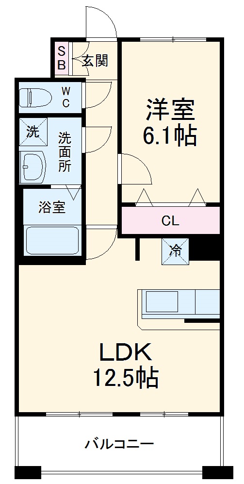 シンフォニア フレアの間取り