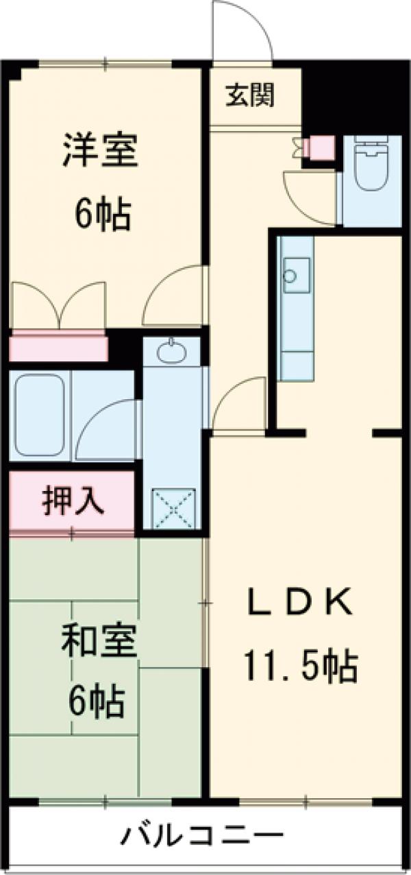 アーバンシティー西葛西の間取り