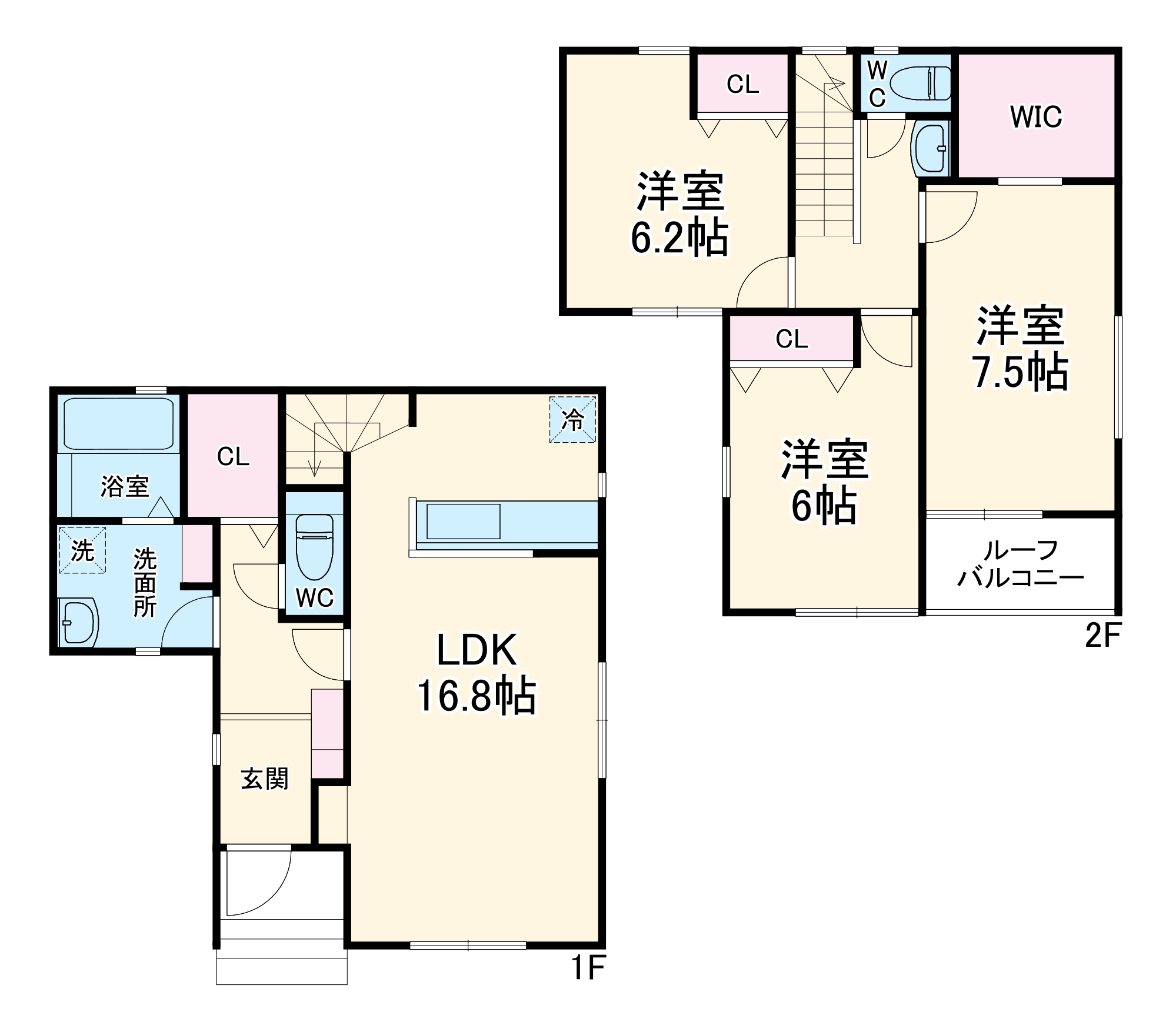八千代市上高野戸建(1063)の間取り