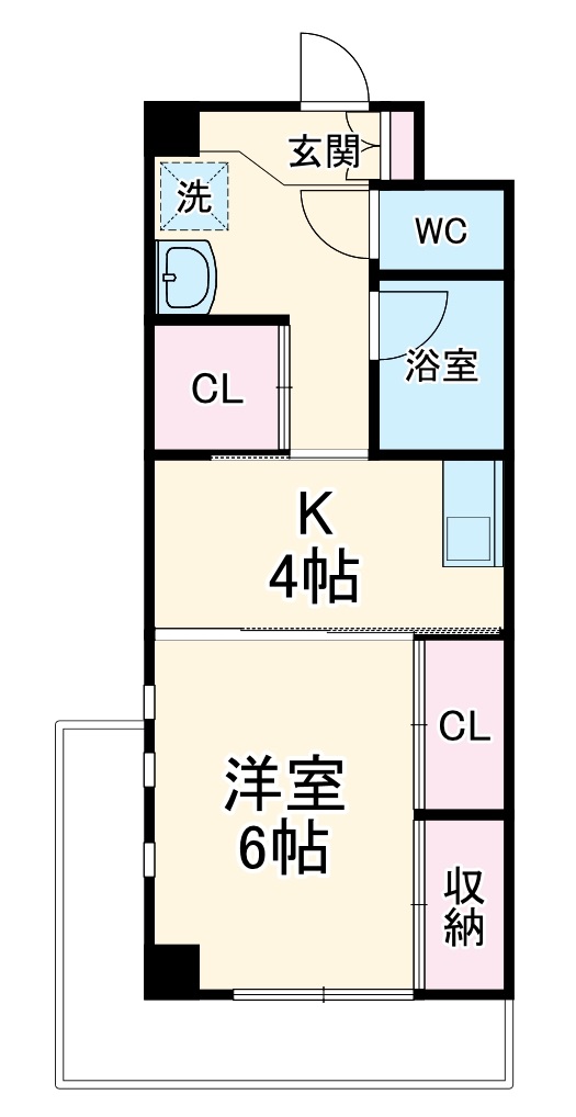 K-1 HILLの間取り