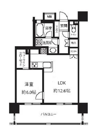 ライオンズシティ白金高輪の間取り