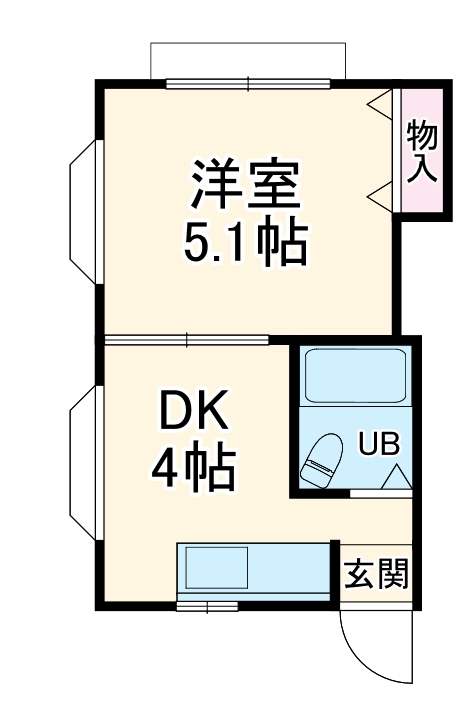 カーサ香川の間取り
