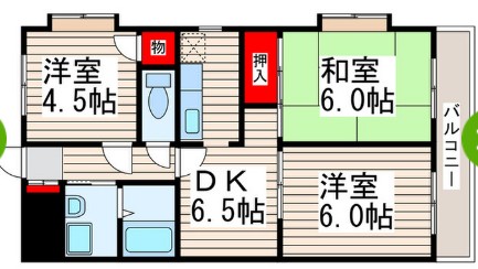 マンション・コイムⅡの間取り