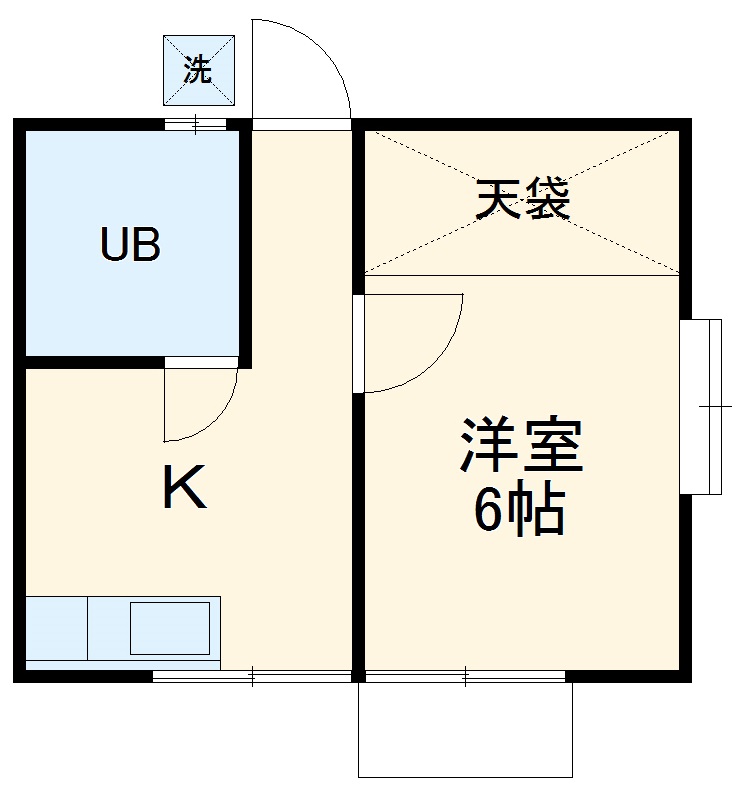 ハイツトリイの間取り