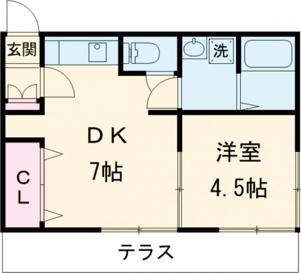 渡辺荘の間取り